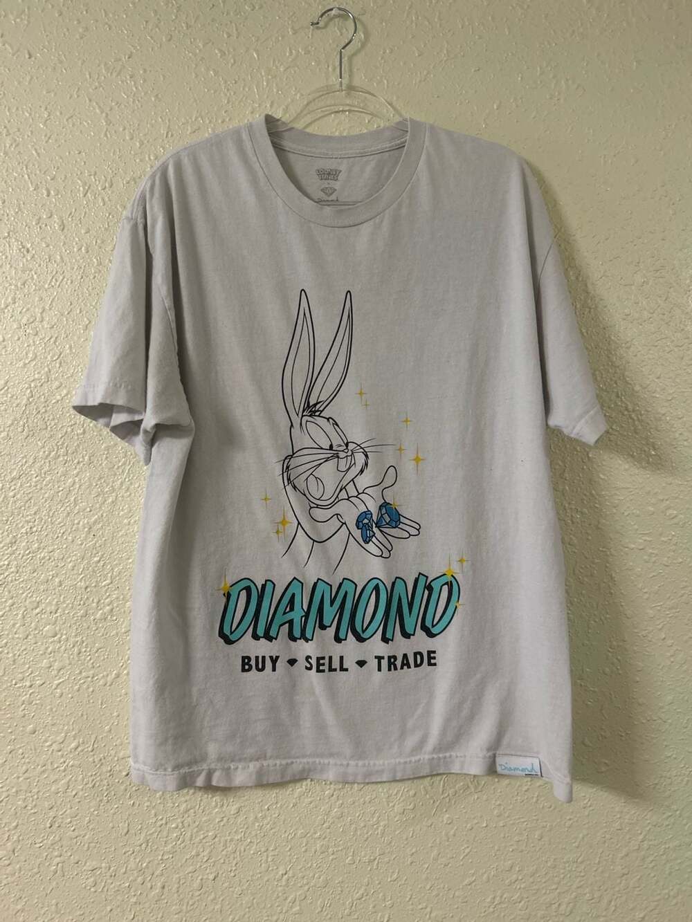 Vintage Diamond Supply Co. x Looney Tunes Bugs Bunny Graphic T-Shirt XL